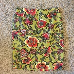 Ann Taylor Loft Floral Pencil Skirt